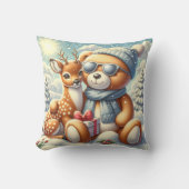Bärchen und Rehlein クッション (正面)