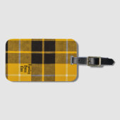 Barclay Dress Clan Tartan With Monogram Name ラゲッジタグ (正面横)