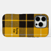 Barclay Dress Clan Tartan With Monogram Name Case-Mate iPhoneケース (裏面 (横))