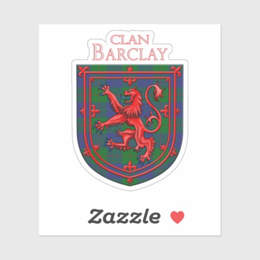 Barclay Hunting Tartan Scottish Plaid シール (シート)