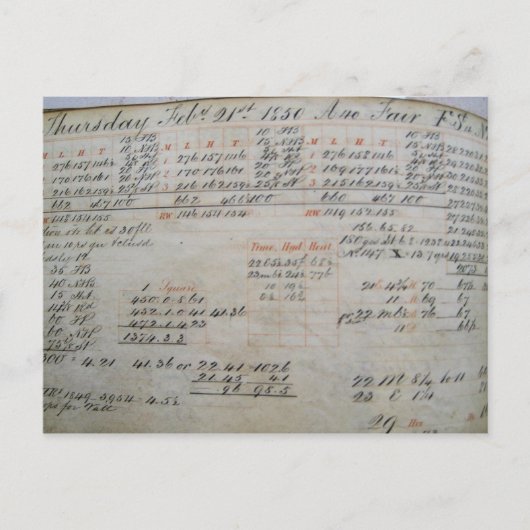 Barclay Perkins 1850 FStログ ポストカード (正面)