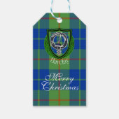 Barclay Scottish Clan Tartan & Crest ギフトタグ (正面)