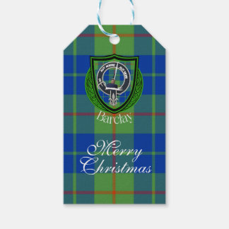 Barclay Scottish Clan Tartan & Crest ギフトタグ