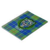 Barclay Scottish Clan Tartan & Crest ノートブック (左側)