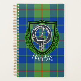 Barclay Scottish Clan Tartan & Crest プランナー手帳