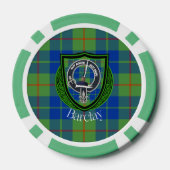 Barclay Scottish Clan Tartan & Crest ポーカーチップ (裏面)