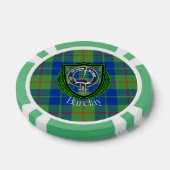Barclay Scottish Clan Tartan & Crest ポーカーチップ (シングル)