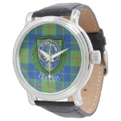 Barclay Scottish Clan Tartan & Crest 腕時計 (アングル)