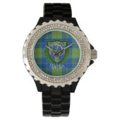Barclay Scottish Clan Tartan & Crest 腕時計 (正面)