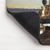 Barco de pesca/Pesqueiro/Fishing boat マウスパッド (コーナー)