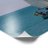 Barco velero en el Mediterráneo フォトプリント (角)
