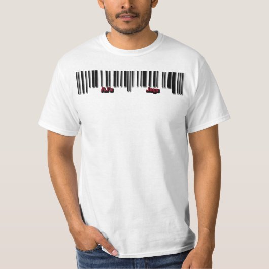 barcode2大きい tシャツ (正面)