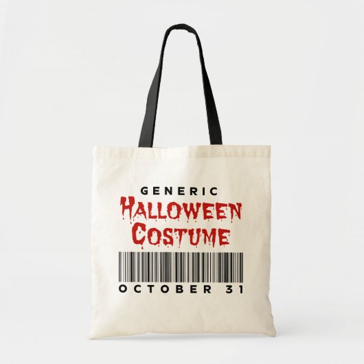 Barcode Generic Halloween Costume October 31 トートバッグ (正面)
