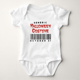 Barcode Generic Halloween Costume October 31 ベビーボディスーツ