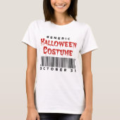 Barcode Generic Halloween Costume October 31 Tシャツ (正面)