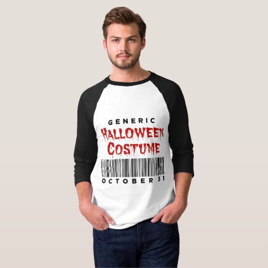 Barcode Generic Halloween Costume October 31 Tシャツ (正面フル)