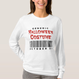 Barcode Generic Halloween Costume October 31 Tシャツ