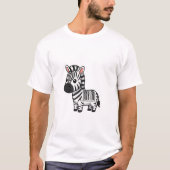 Barcode Zebra Cutie Tシャツ (正面)