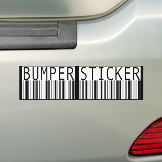 barcodebumpersticker バンパーステッカー (車上)