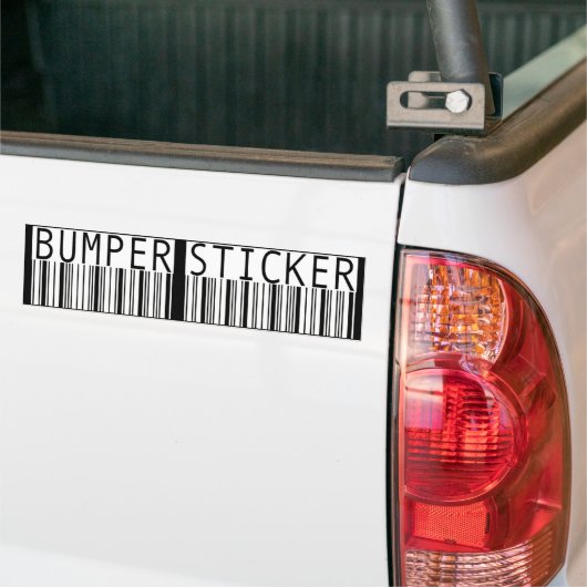 barcodebumpersticker バンパーステッカー (トラック上)