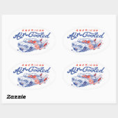 BardビーチによるAmerican Air-Cooled Corvairシール 楕円形シール (シート)