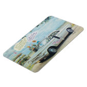 BardビーチによるCorvair Cartoon冷凍機マグネット マグネット (左側)