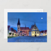 Bardejov、スロバキア、HDRの旧市街広場 ポストカード (正面/裏面)