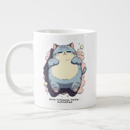Bare Minimum Mode Activated – Relatable Mood ジャンボコーヒーマグカップ