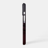 Bare Tree and Full Moon Dark Case iPhone 16ケース (左側面)