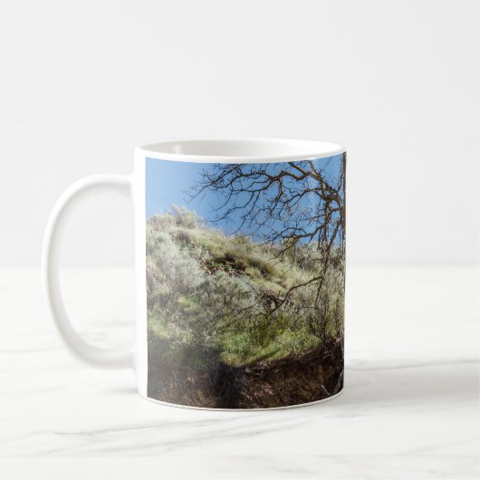 Bare tree on mountain during day コーヒーマグカップ (左)