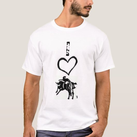 BarebackライダーのガールフレンドT Tシャツ (正面)