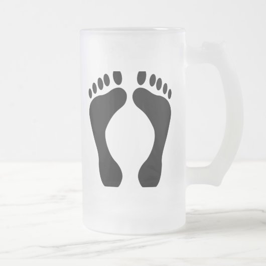 Barefoot フロストグラスビールジョッキ (右)