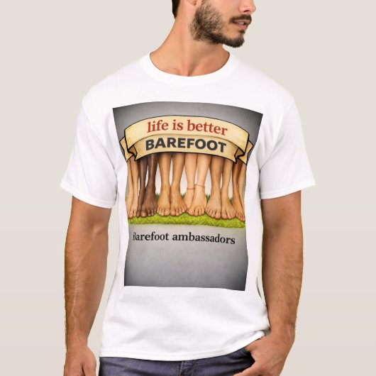 Barefoot ambassadors  tシャツ (正面)