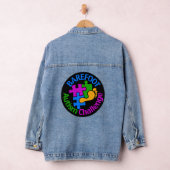 Barefoot Autism Challenge denim jacket デニムジャケット (ハンガー)