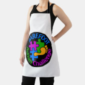 Barefoot Autism Challenge Trucker Hat エプロン (インサイチュ)