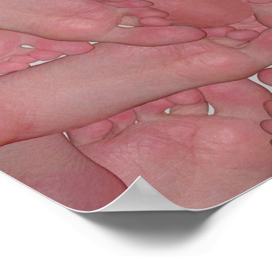 BareFoot Soles Poster by FunnyFeet ポスター (角)