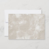 BarefootBrideによるキノコの水彩洗浄™ 出欠カード (裏面)