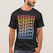 Bareilly City Groovy Retro Tシャツ (正面)