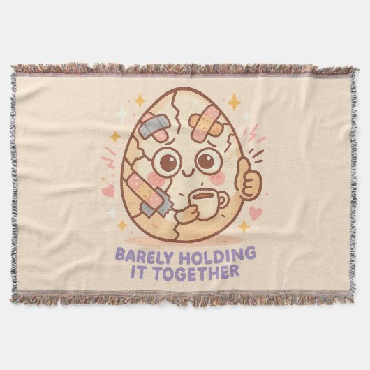 Barely Holding It Together スローブランケット (正面)