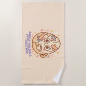 Barely Holding It Together ビーチタオル (正面)