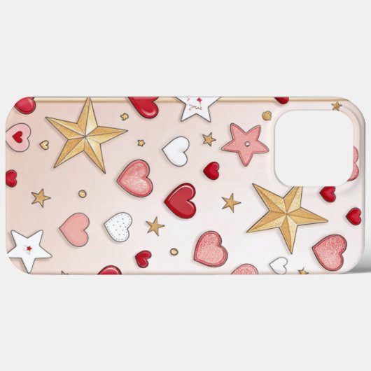 Barely There Hearts & Stars Phone / iPad case Case-Mate iPhoneケース (裏面 (横))