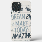 Barely There Motivational Notebook case Case-Mate iPhoneケース (裏面)