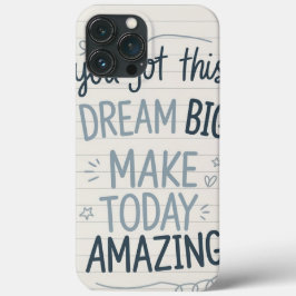 Barely There Motivational Notebook case iPhone 13 Pro Maxケース