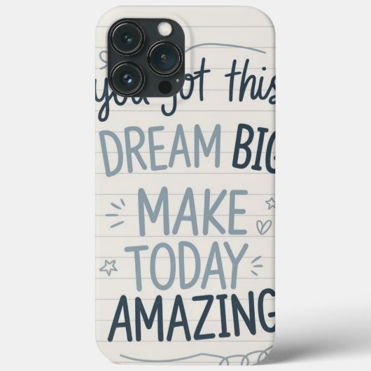 Barely There Motivational Notebook case Case-Mate iPhoneケース (裏面)