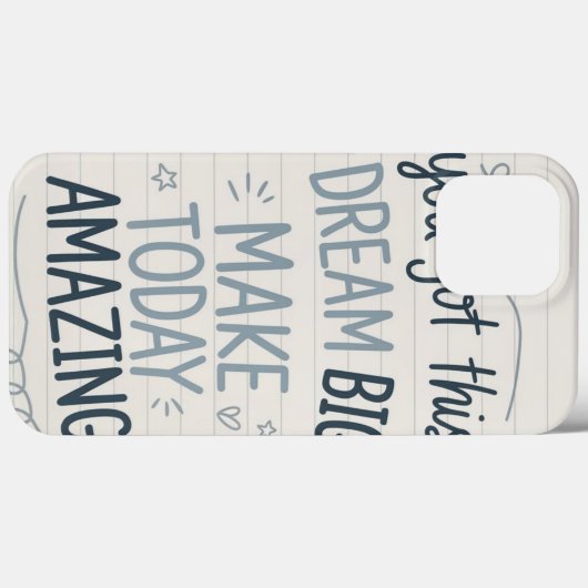 Barely There Motivational Notebook case Case-Mate iPhoneケース (裏面 (横))