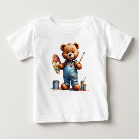 Bären-Kollektion für kleine Abenteurer! ベビーTシャツ (正面)