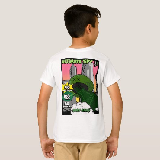 Barf絵文字 Tシャツ (裏面フル)