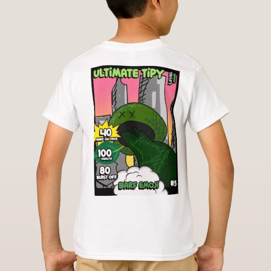 Barf絵文字 Tシャツ (裏面)