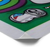 Barfing Unicornポスター ポスター (角)