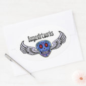 BargasArtworksロゴシール 楕円形シール (封筒)